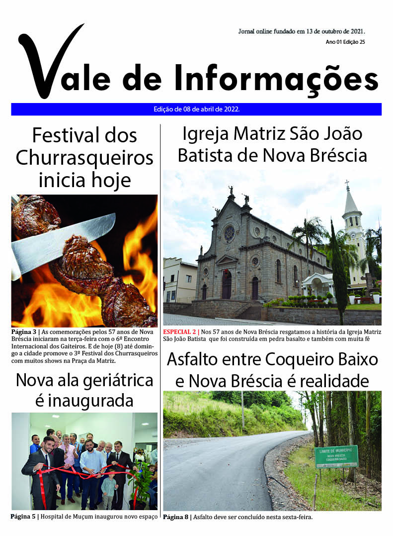 Jornal val do rio - Informação