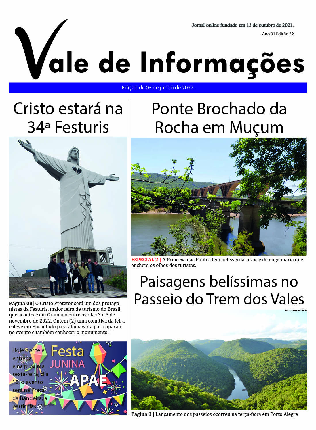 Jornal val do rio - Informação