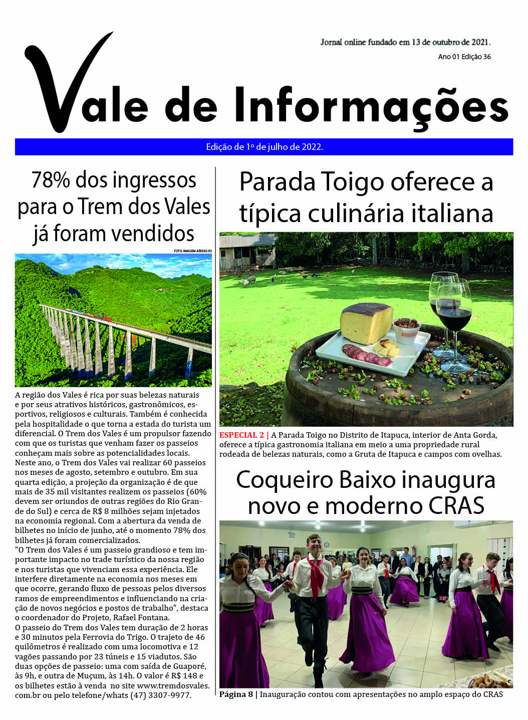 Jornal val do rio - Informação
