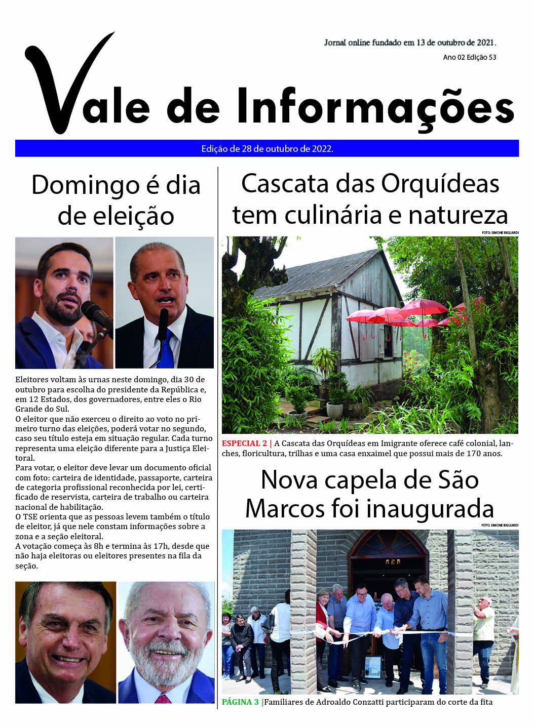 Jornal val do rio - Informação