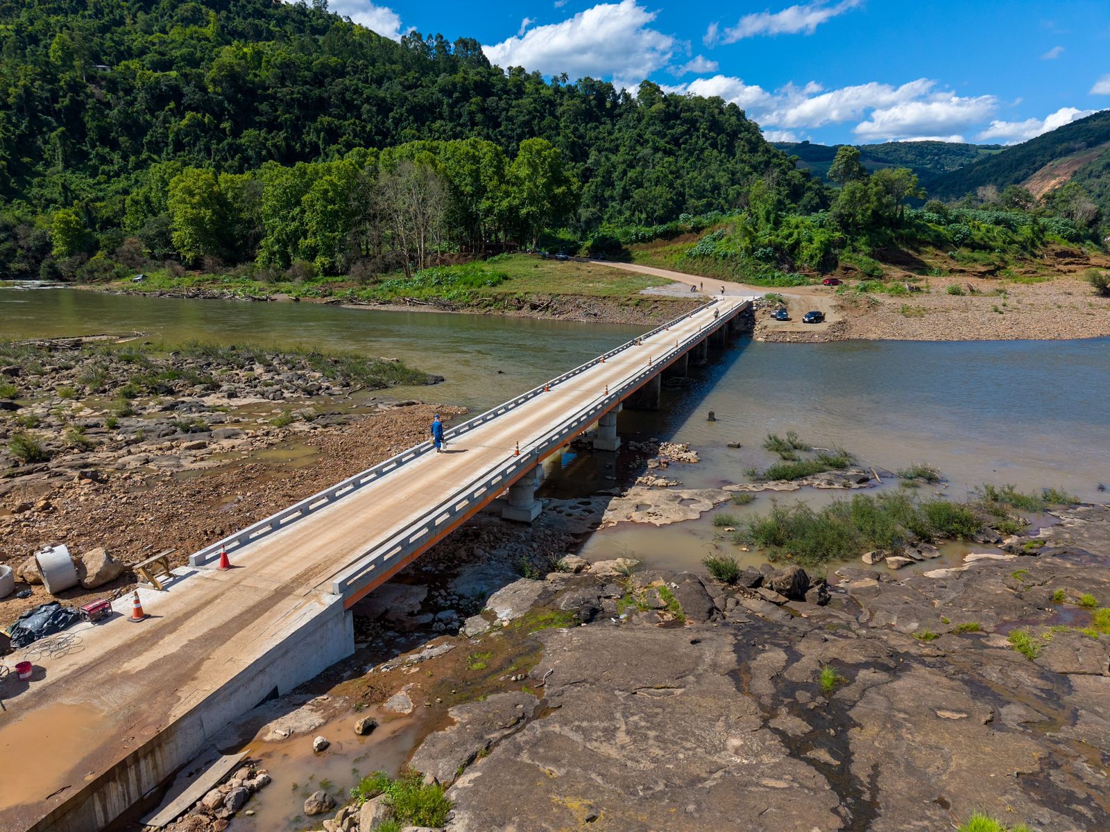 Ponte entre Cotiporã e Bento Gonçalves terá interrupção de tráfego de forma temporária na quarta-feira