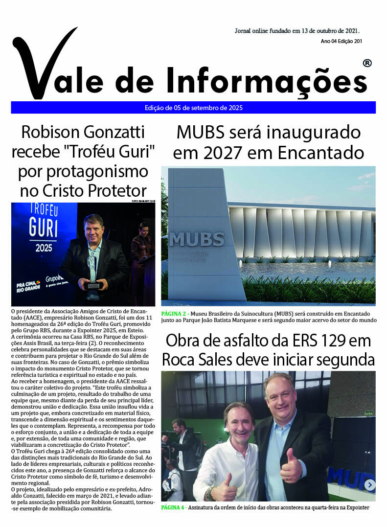 Edição de 05/09/2025