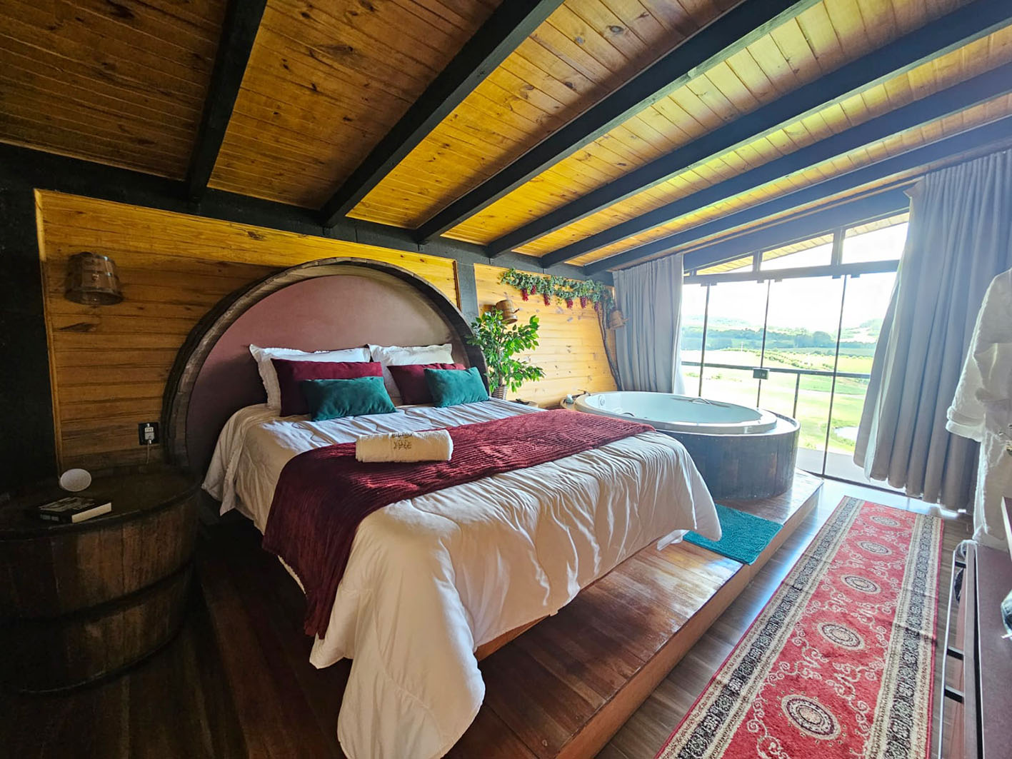 Chalé Videira, uma das cinco opções de hospedagem dos Chalés Valle Di Pietre