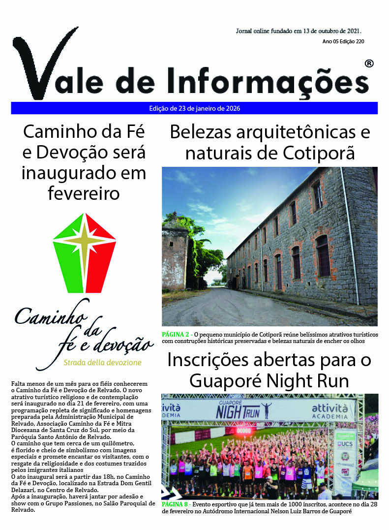 Edição de 23/01/2026