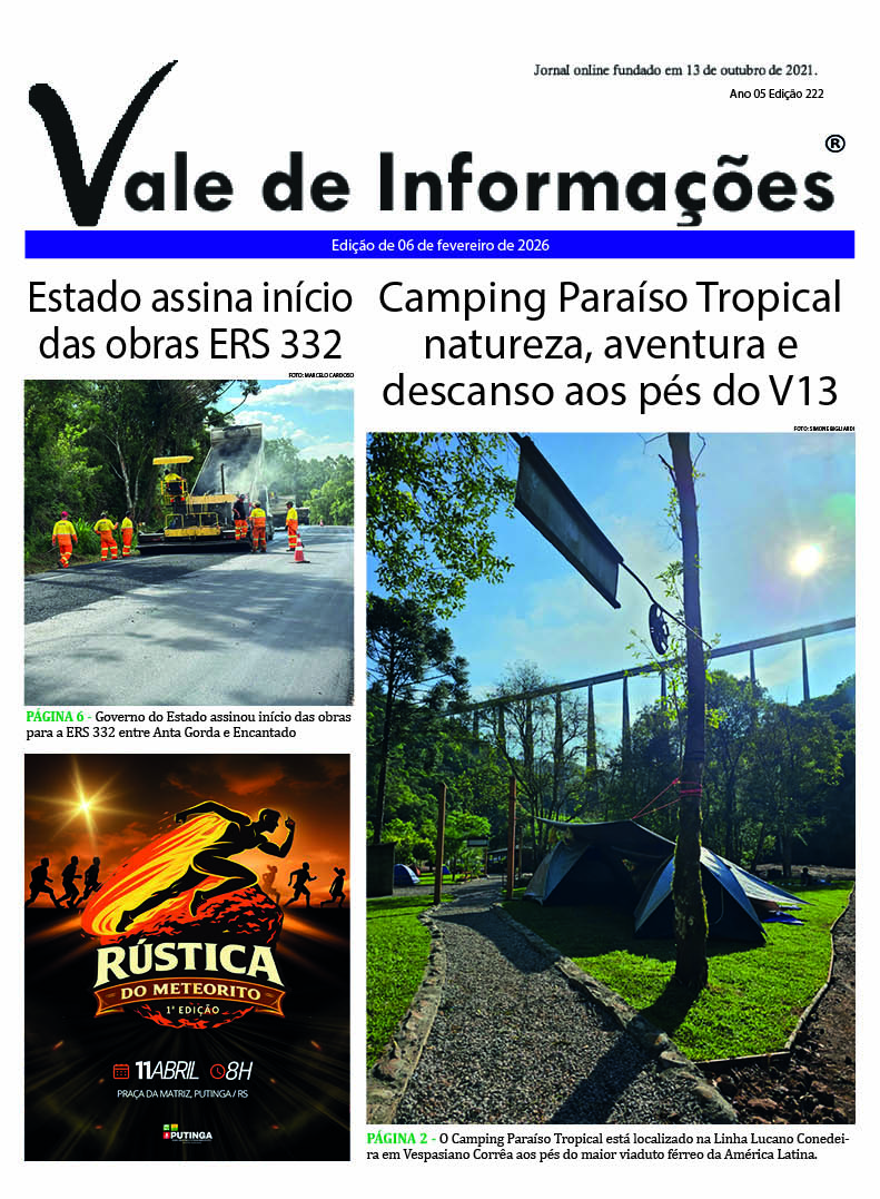 Edição de 6 de fevereiro de 2026