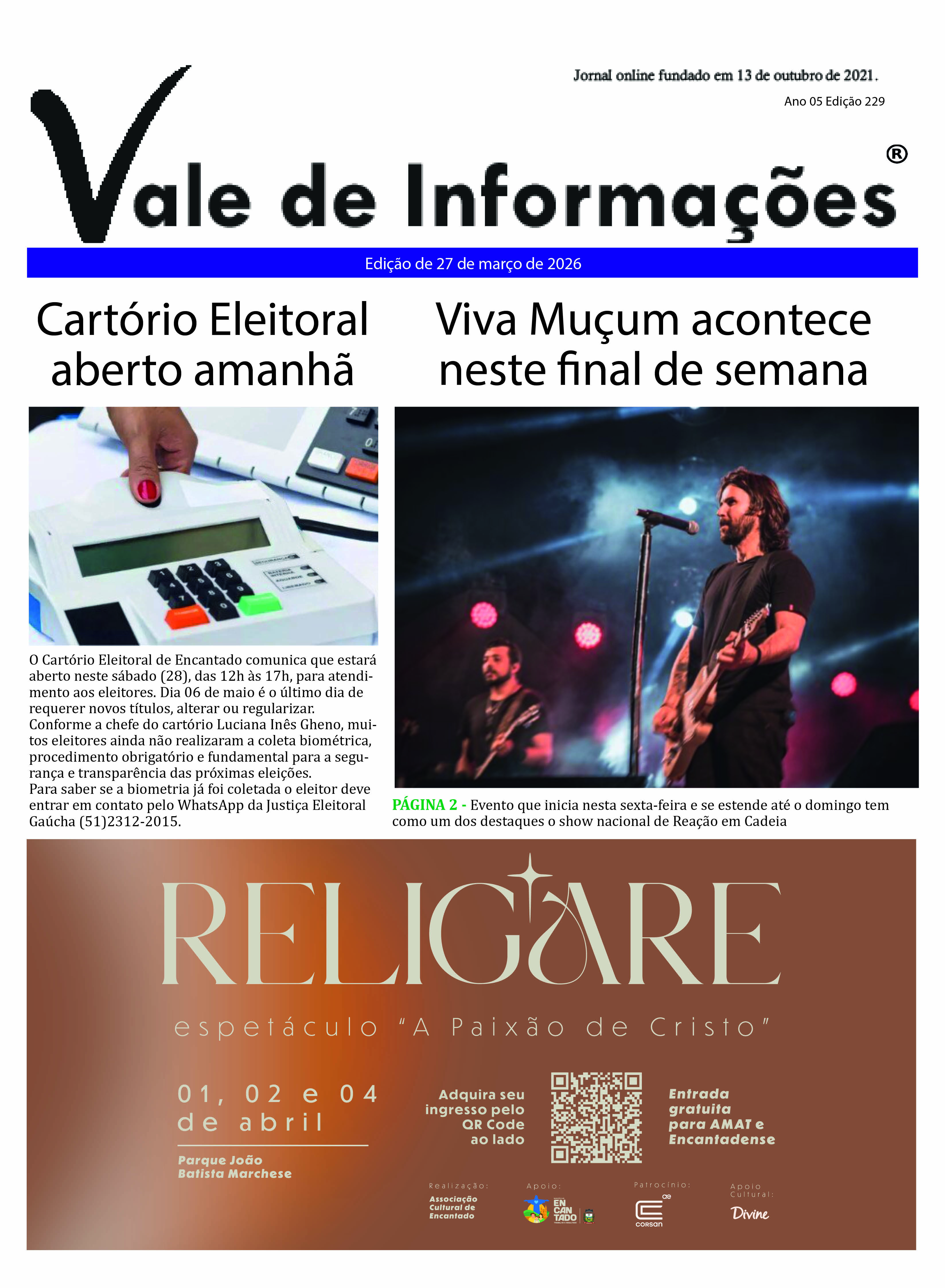 Edição de 27/03/2026