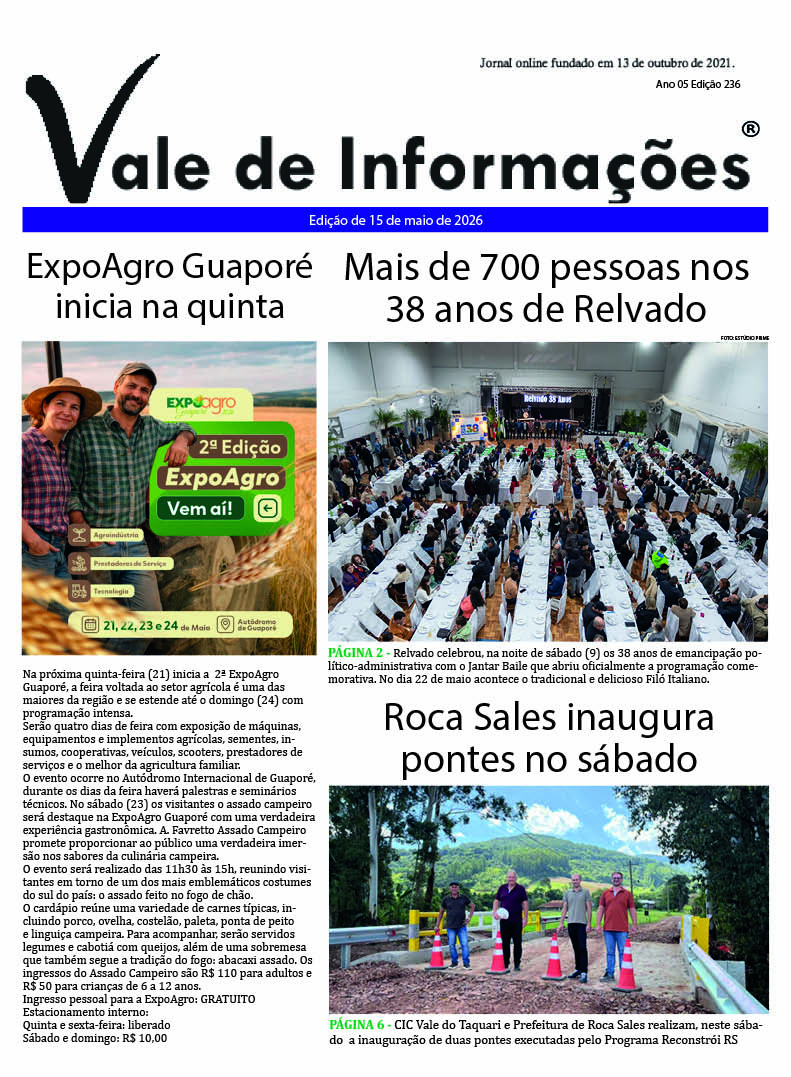 Edição de 15/05/2026