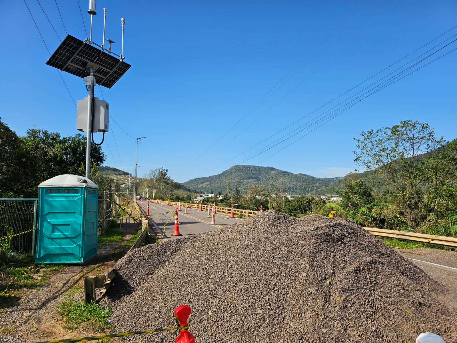 EGR recebe projeto de reconstrução do pilar da ponte , trânsito seguirá bloqueado entre Encantado e Muçum