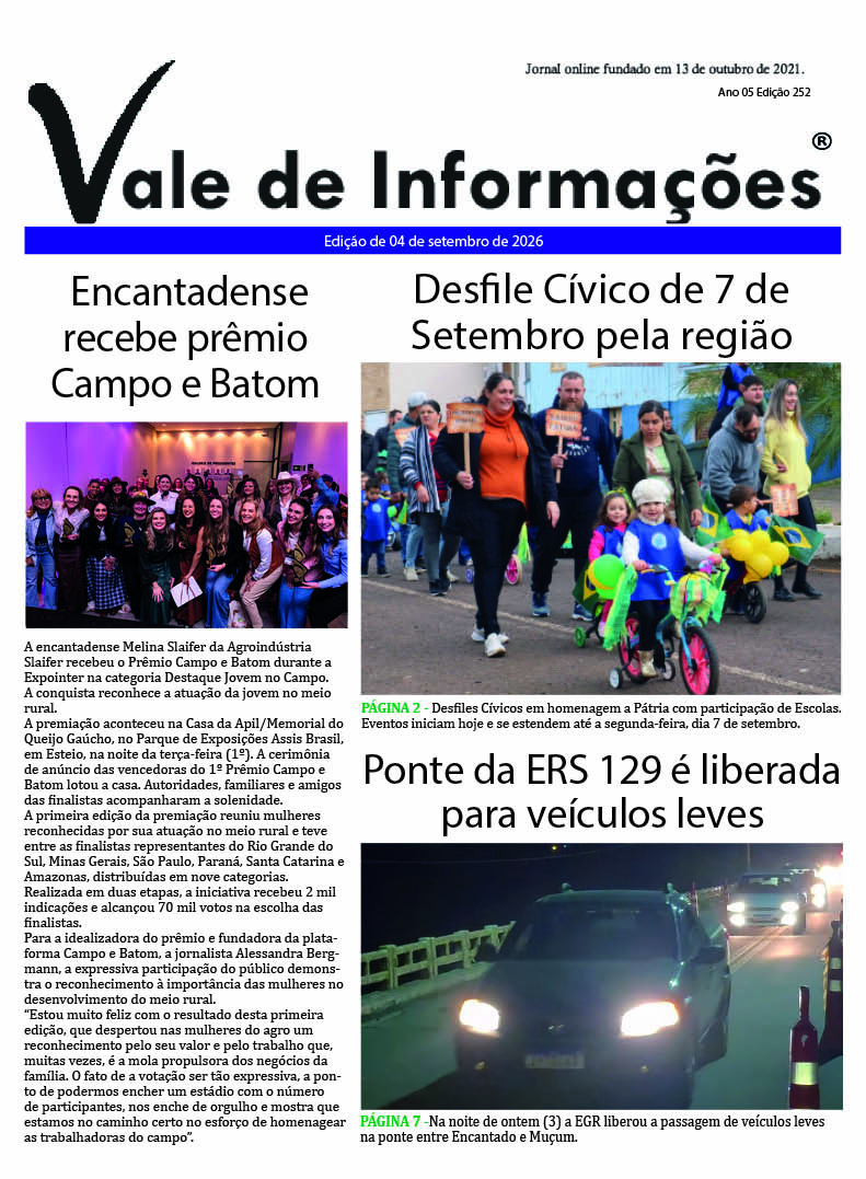 Edição de 04/09/2026