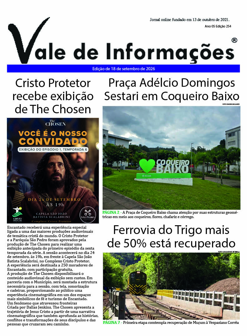 Edição de 18/09/2026