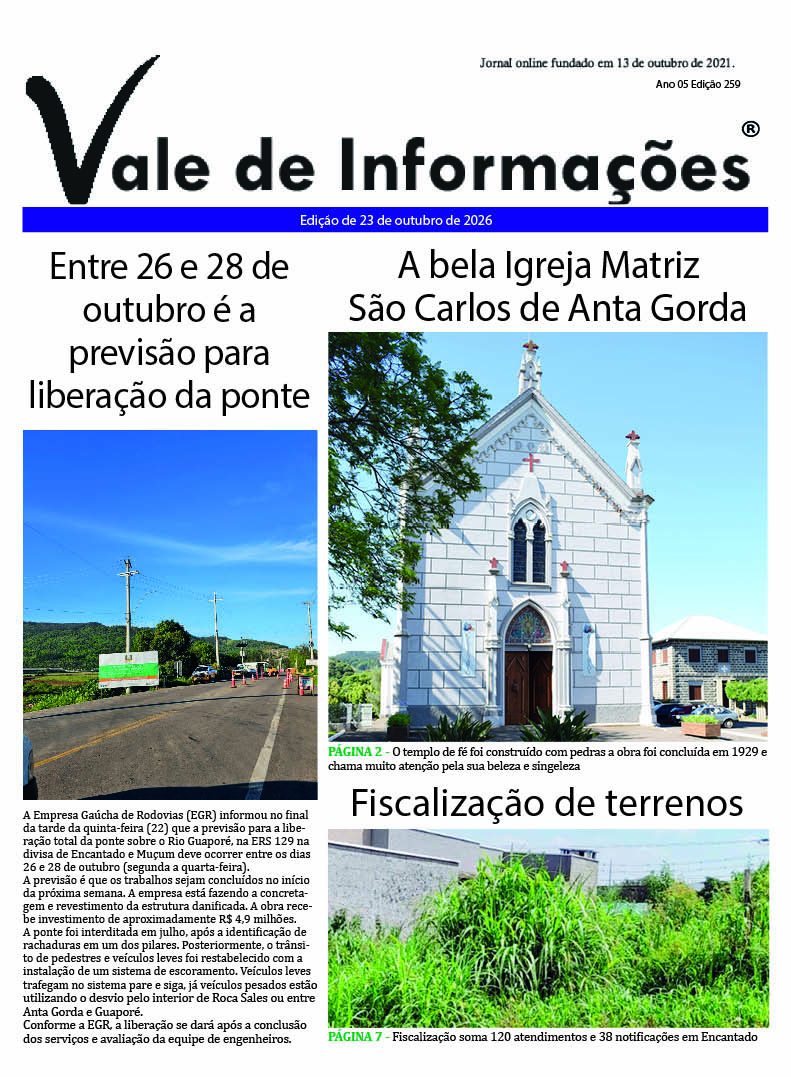 Edição de 23/10/2026